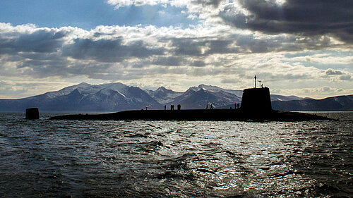 Image of submarine HMS Victorious