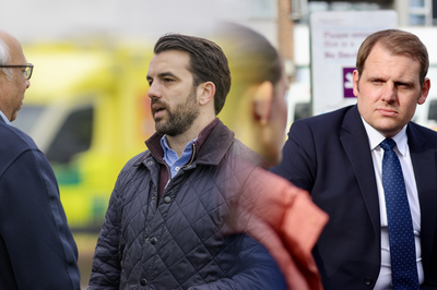 Luke and Bobby at St Helier