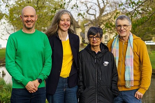 Cllrs James Rixon, Ros Hathorn, Sunita Hansraj and Martin Cahn