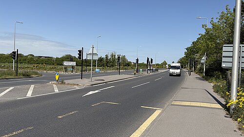 A339 south of Newbury