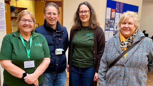 Visit to foodbank in Central Bromley