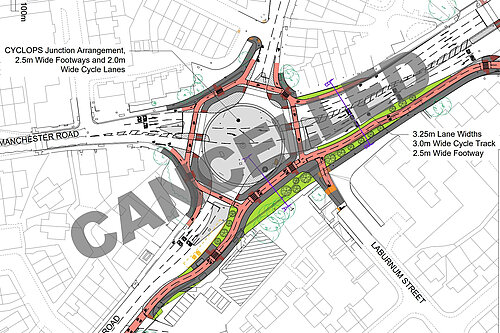 The cancelled plans for the Big Lamp roundabout