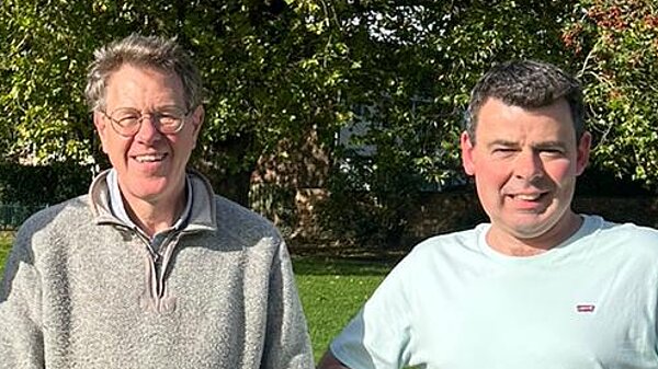 Gideon Amos MP, Cllr Nick O'Donnell and Cllr Derek Perry