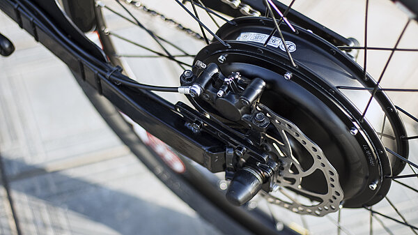 An electric bicycle motor 