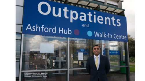 Harry at Ashford hospital