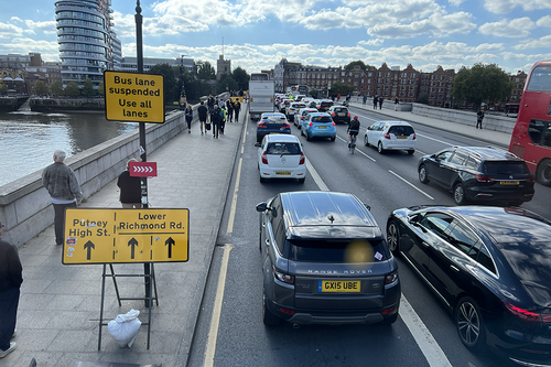 Congestion on Putney High Street