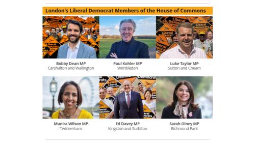 London Lib Dem MPs