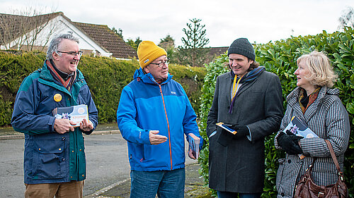 Lib Dems campaigning