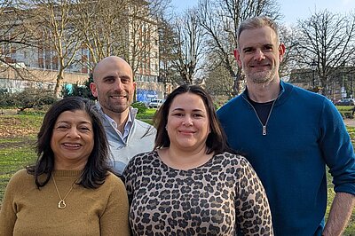 Gita Bapat, Steven Jefferies, Chloe-Jane Ross, Will Connolly