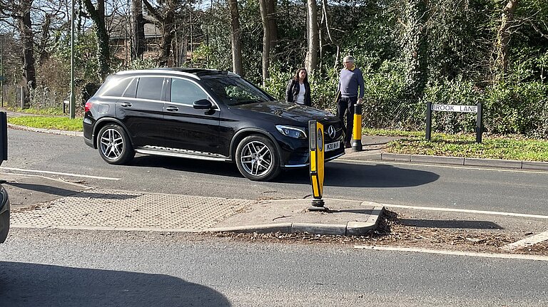 Traffic survey at Brook Lane