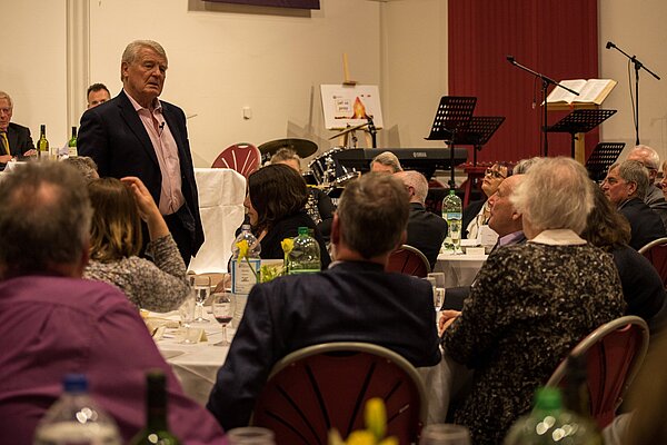 Paddy Ashdown speaking