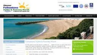 Discover Folkestone web site screenshot