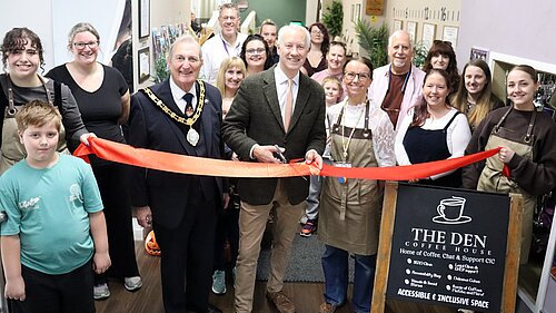 The Den Coffee House opened by Gideon Amos and Martin Strauss