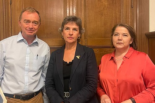 Tim with Minister Mary Creagh and Carlisle MP Julie Minns