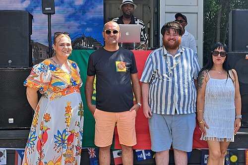 Jade, Andy, Paulo and Wife at Portuguese Festival 