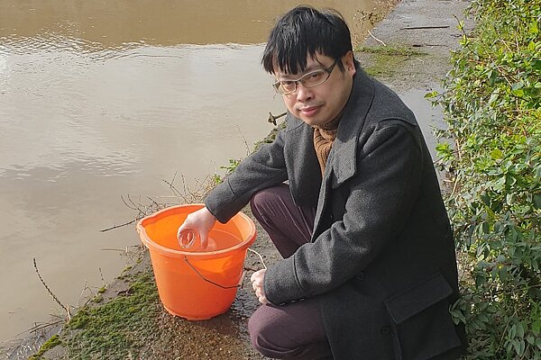 Nicholas testing water