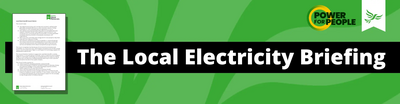 Local Electricity Briefing