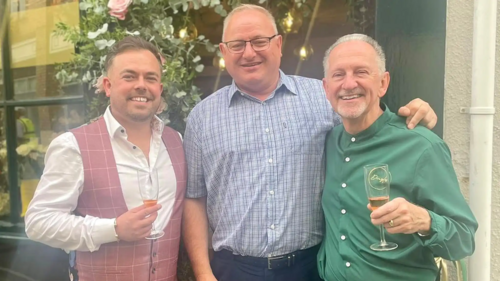 Image of Oliver Dingle (left), Ian Roome and Mark Parkhouse (right)