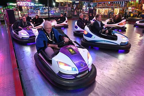 Mayor at the fair