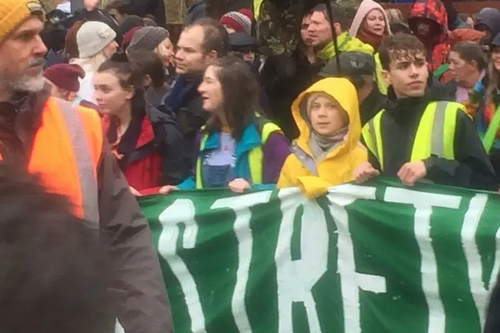 Greta Thunberg at Bristol