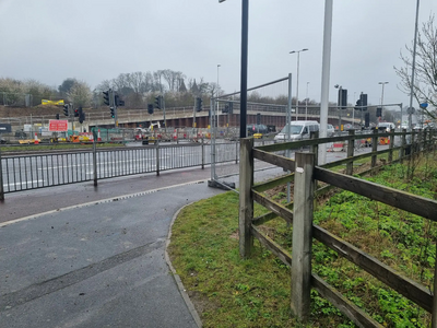 medway city estate roadworks