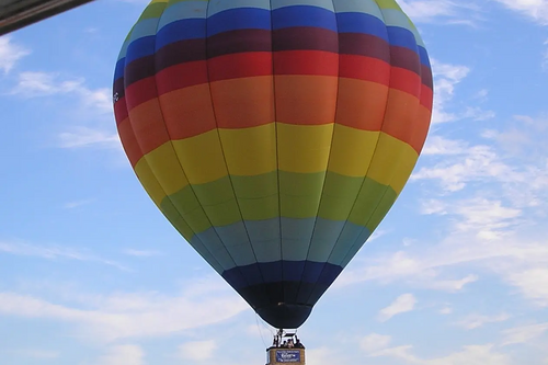 Balloon in flight