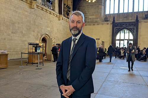 Will Forster speaking in Parliament