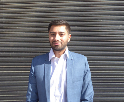 Lib Dem Aaron Chahal highlighting the need for action to save Slough High Street