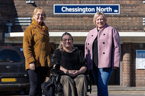 3 Cllrs in Hook and Chessington North Ward.