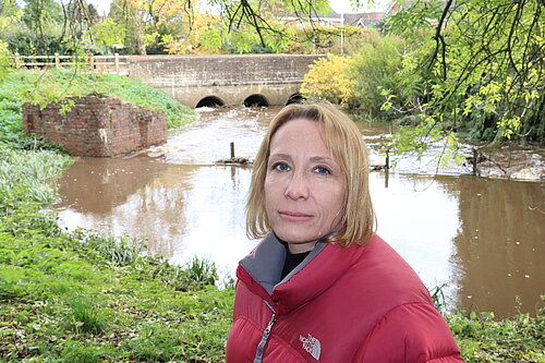 Helen at the River Roden