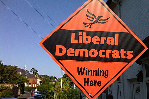 Liberal Democrats winning here