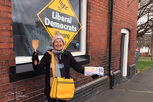 Lib Dem deliverer