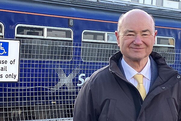 Alan at Oban Station