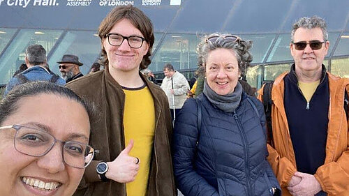 Hina Bokhari with Greenwich Lib Dems