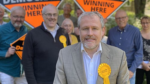 Mark Wilkes leading County Durham Lib Dems