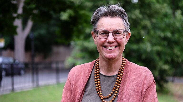 Janet Grauberg outside