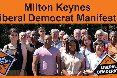 Cover of MK Lib Dems local manifesto 2025