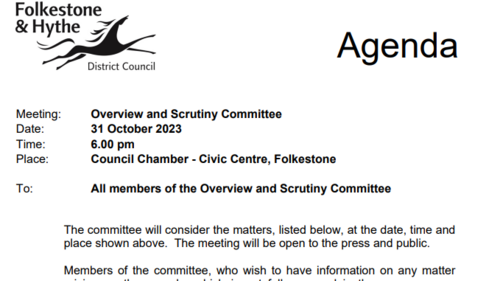 Scrutiny Agenda