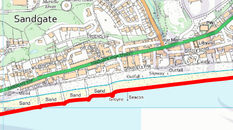 Sandgate Map