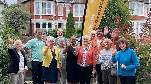 A team of smiling Lib Dems