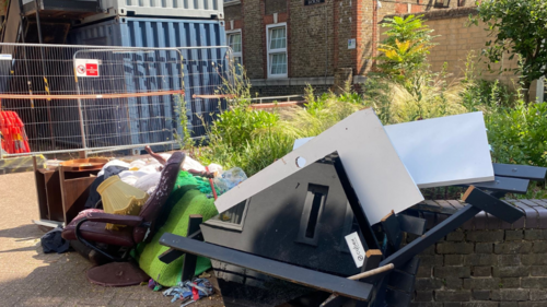 Flytipped furniture