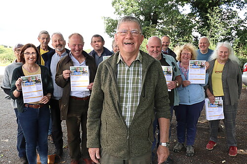 Colin Taylor with local Lib Dem campaigners