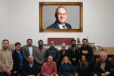 Joshua Reynolds Lib Dem MP for Maidenhead meets Slough Lib Dems