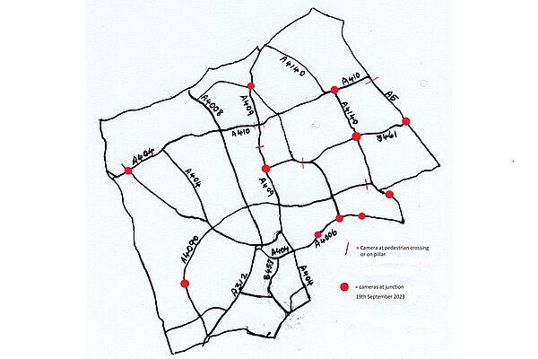 Map of ULEZ cameras