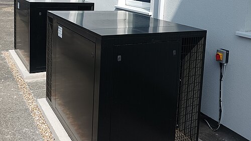 Air source heat pumps (large units)