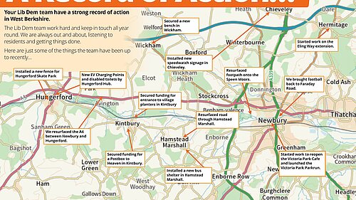 Lib Dem councillor record of action West Berkshire