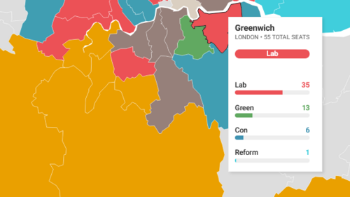 2026 local election results around London