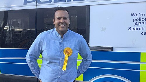 Islington North Candidate Vikas Aggarwal Meets with the Met