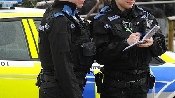 Two Hampshire Constabulary Police Officers