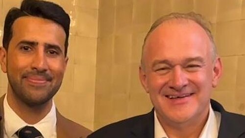 Cllr Waqas Sabah with Ed Davey
